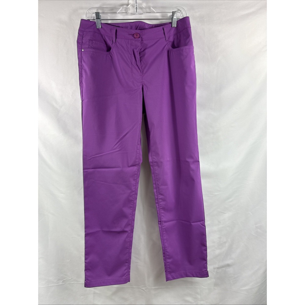N•VO by Lanctot Women's Purple Straight Leg Golf Pants‎ Size 8